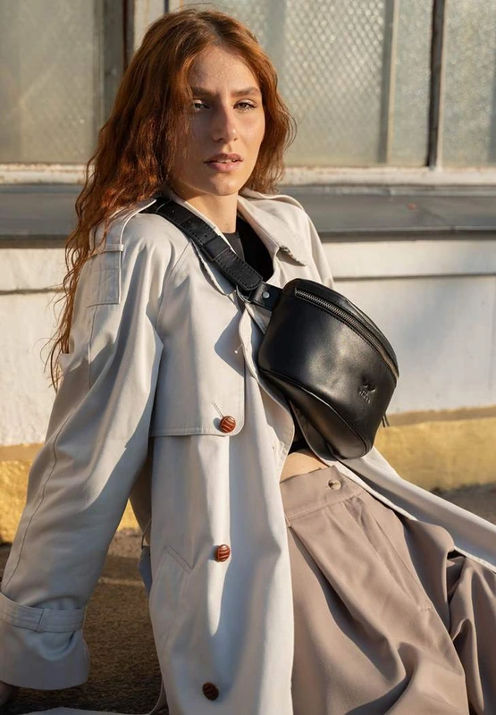 Поясна сумка Explorer S чорна краст