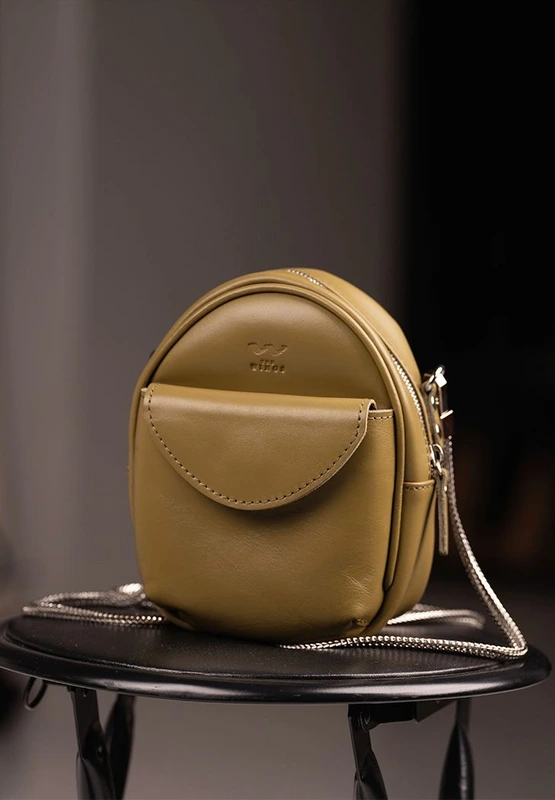 Міні-сумка Kroha оливкова