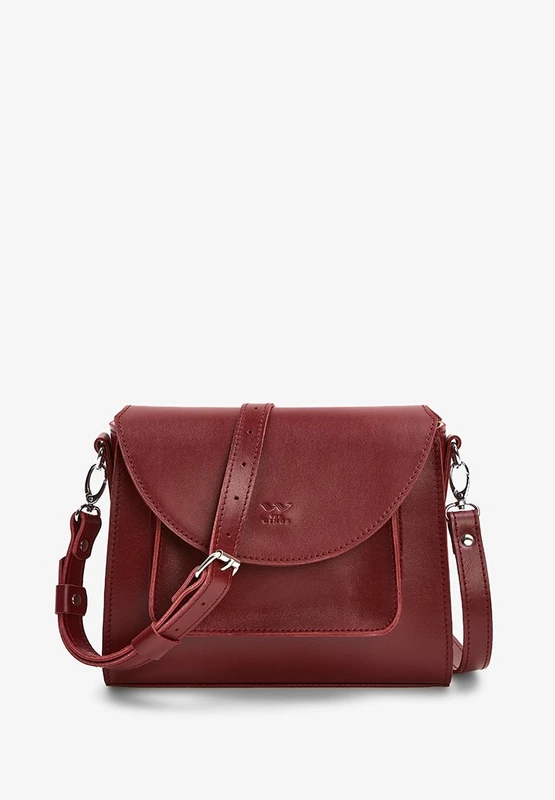 Жіноча шкіряна сумка Liv бордова