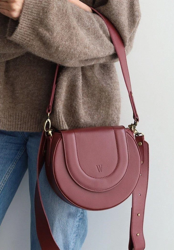 Жіноча шкіряна сумка Mandy марсала