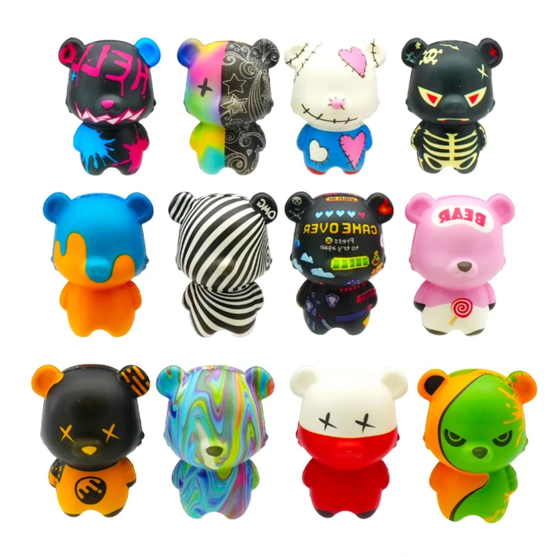 Іграшка-сквіш TIKI WIKI  – ТІКІ ХАЙПОВІ ВЕДМЕДИКИ (у диспл.)