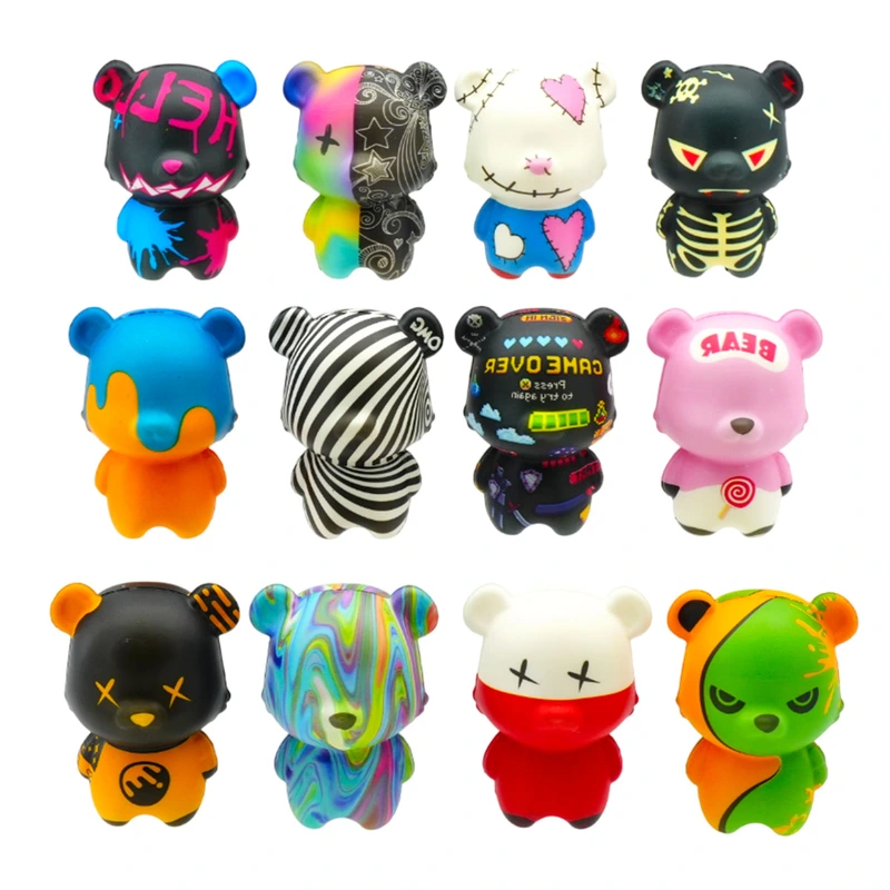 Іграшка-сквіш TIKI WIKI  – ТІКІ ХАЙПОВІ ВЕДМЕДИКИ (у диспл.)