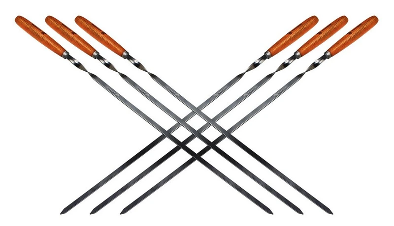 Набір шампурів 60 см, BBQ-JR003W