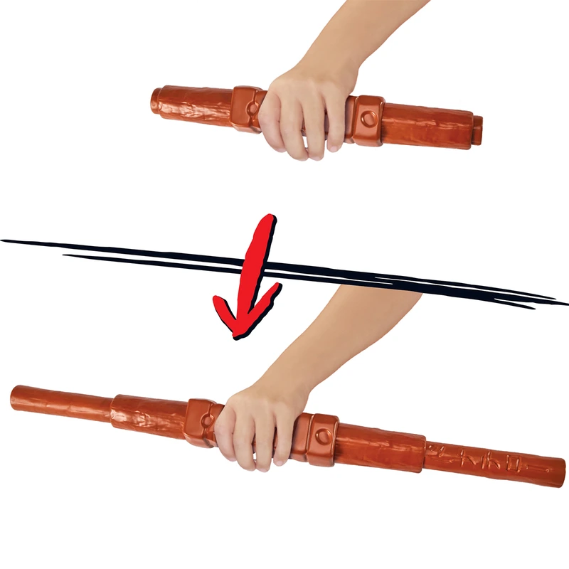 Набір іграш. зброї «Черепашки-Ніндзя MOVIE III»  – ЖЕРДИНА БО ДОНАТЕЛЛО (трансформ.)