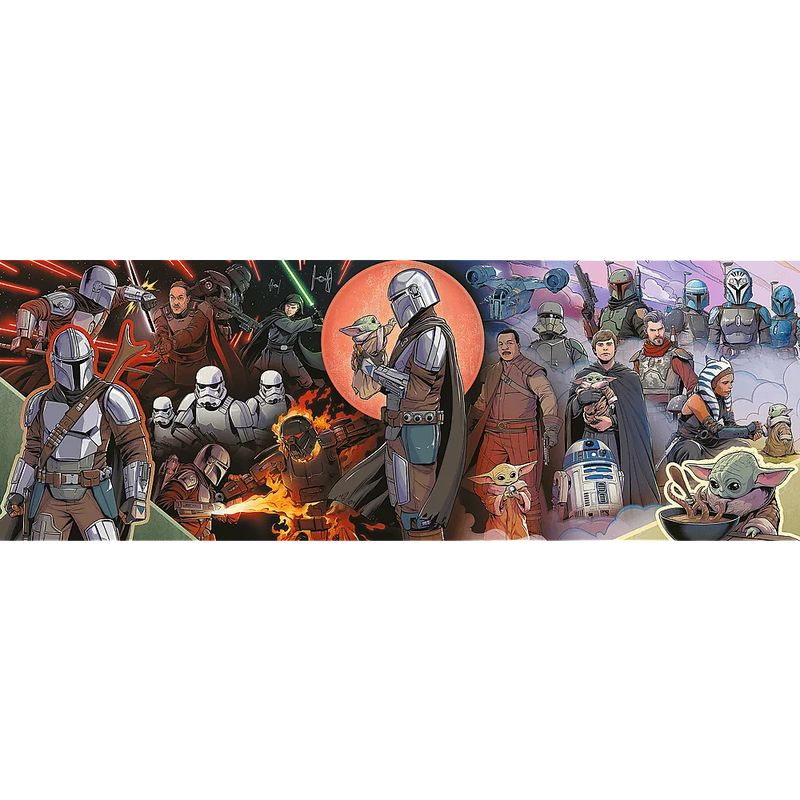 Панорамний пазл Пригоди Мандалорця (1000)