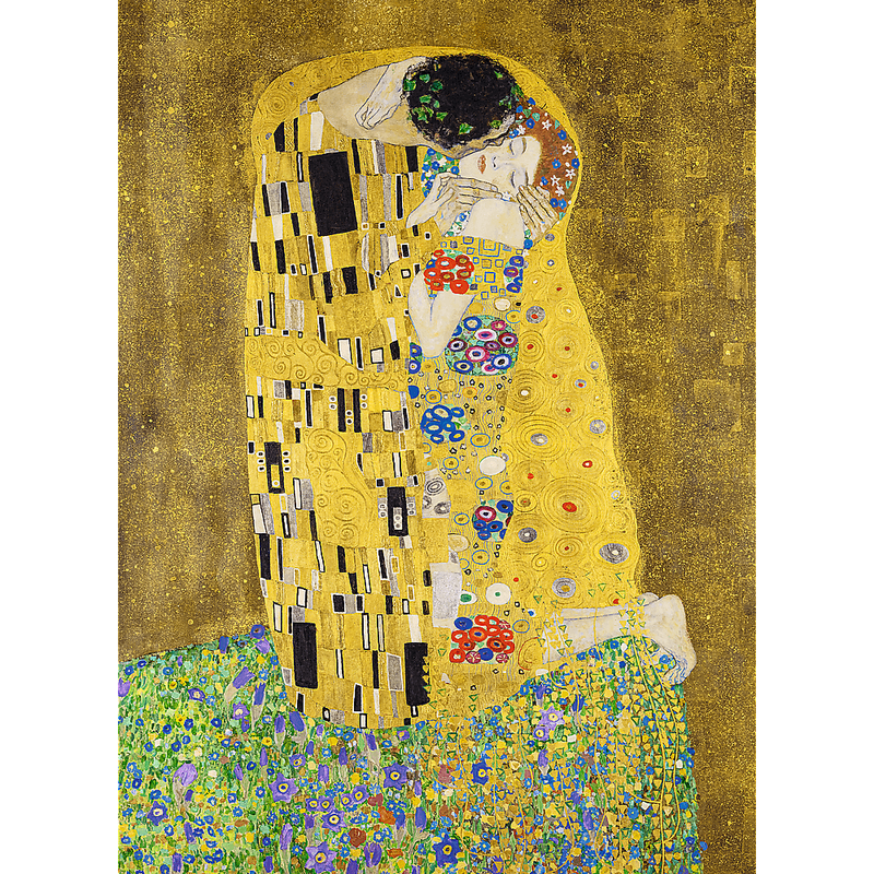 Дерев'яний пазл Густав Клімт - Поцілунок (200)