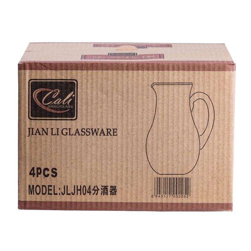 Глечик для напоїв фігурний 300 мл прозорий HP573