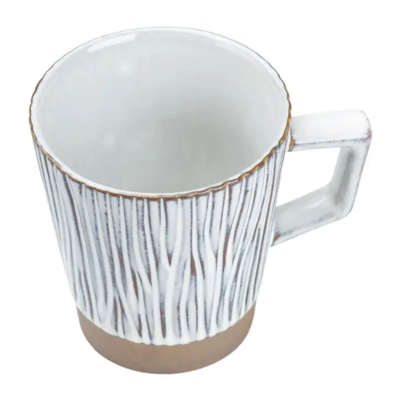 Чашка порцелянова для чаю та кави 300 мл у стилі ретро Золотиста HP7208G