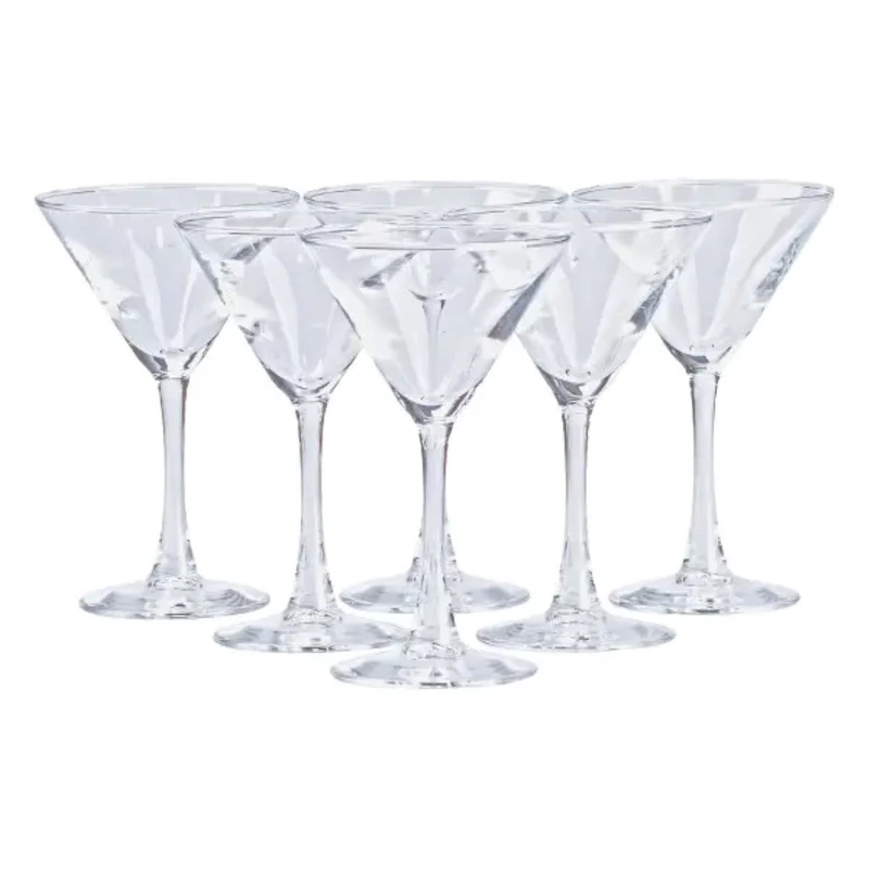 Набір келихів на високій ніжці 6 штук по 190 мл 6 штук для мартіні HP563