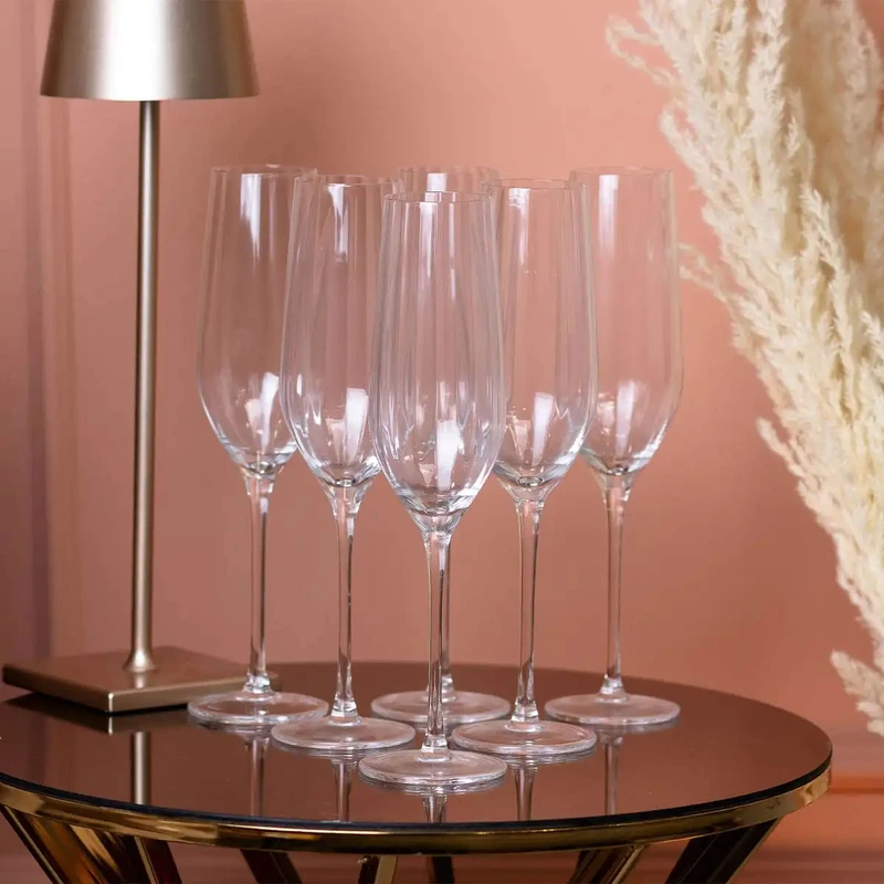 Келихи для шампанського набір із 6 шт 350 мл HP95