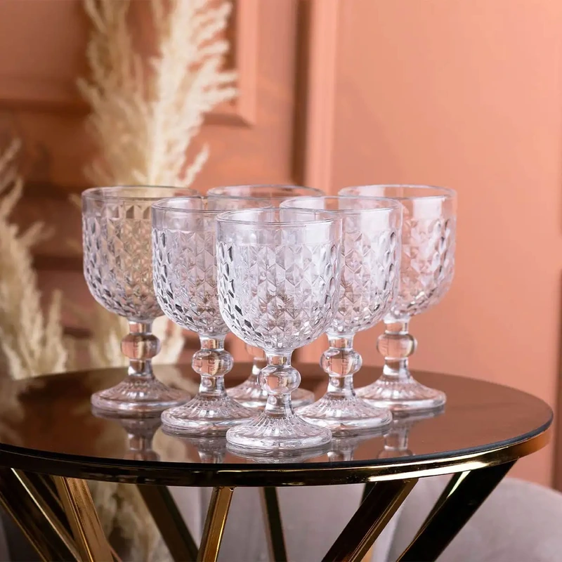 Келихи для червоного вина 6 штук на низькій ніжці HP4153