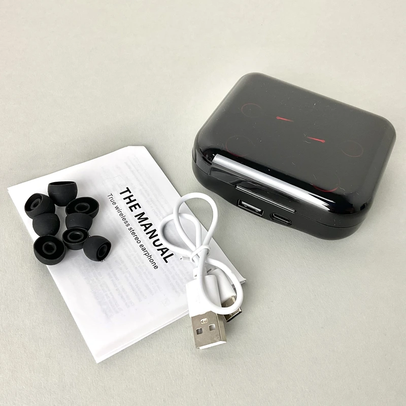 Бездротові навушники M21 Headphones 4 (Чорний) Led