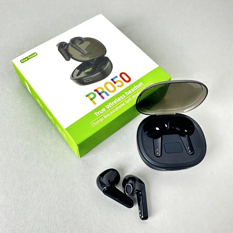 Бездротові навушники Pro 50 series, EarBuds, Smart Case (Чорний)