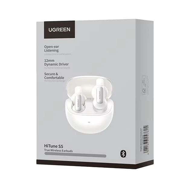 Бездротові навушники TWS UGREEN WS210 HiTune S5 True Wireless, ENC, IPX5, White