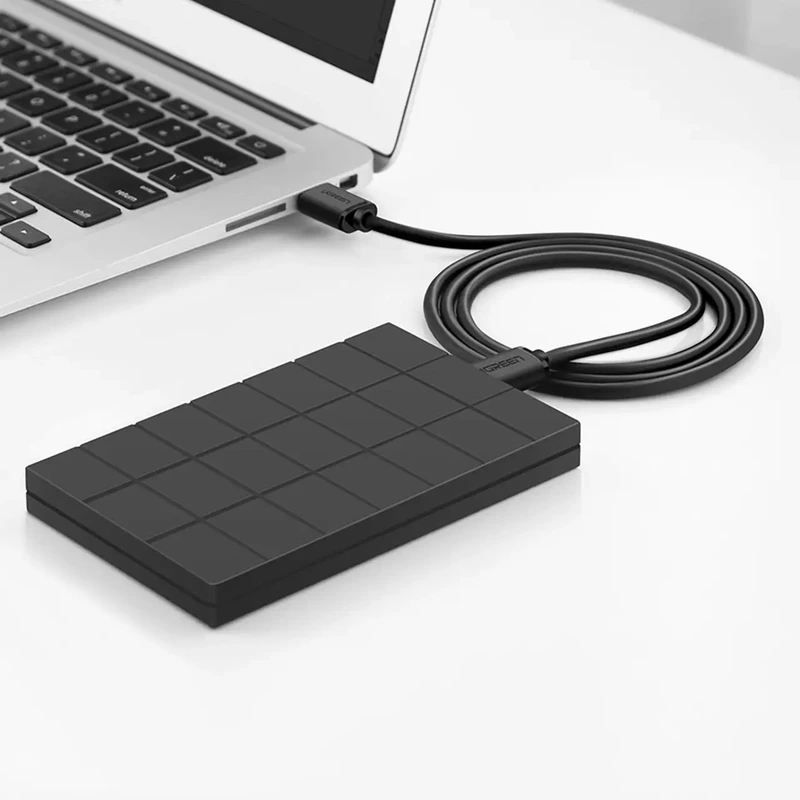 Кабель UGREEN US102 USB 2.0 A Male to A Male Cable 1m (Black)(10309) — фото 6