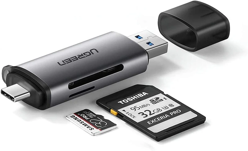 Кардрідер UGREEN CM185 USB-C/USB-A Card Reader (UGR-50706)