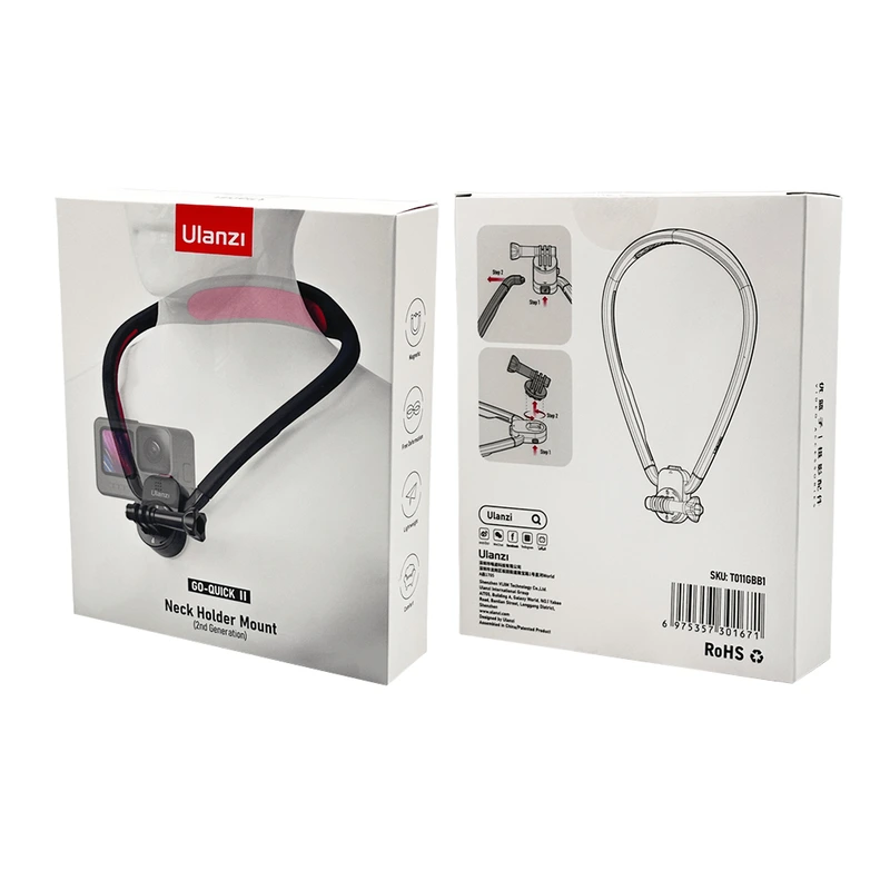 Кріплення Ulanzi Vijim Go-Quick II Magnetic Neck Holder Mount For Action Cameras (UV-T011GBB1 Go Quick II )