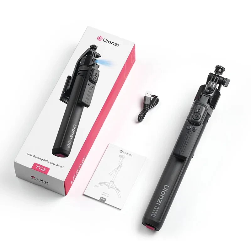 Штатив з автоматичним стеженням Ulanzi TT23 Auto-Tracking Selfie Stick Tripod Black (T168A)