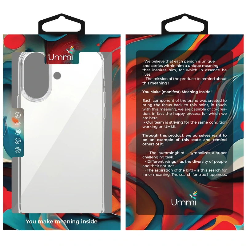 Чохол TPU Ummi transparent для Apple iPhone 17 (6.3") Clear
