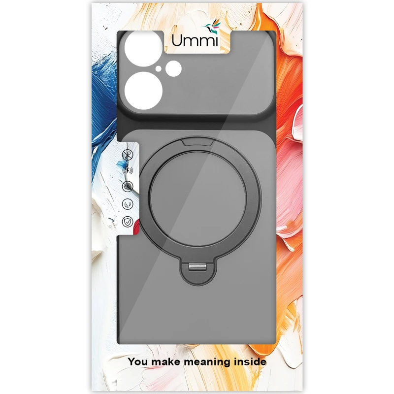 Чохол Ummi Full Camera with MagSafe HQ Ring для Apple iPhone 17 (6.3") Navy Blue