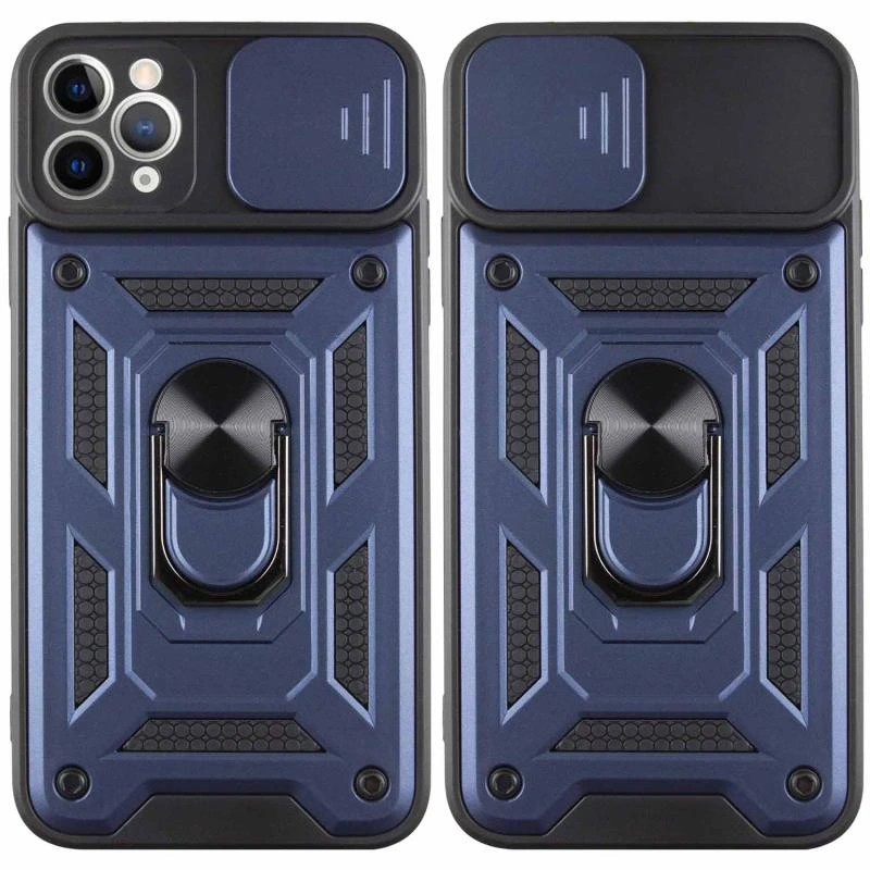 Чохол Ummi Camshield Serge Ring для Apple iPhone 12 Pro Max (6.7") Чорний