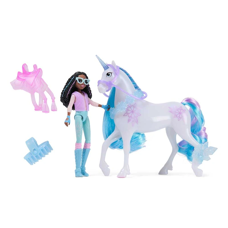 Академія єдинорогів: набір з ляльки та єдинорога «Лейла та Крижинка»