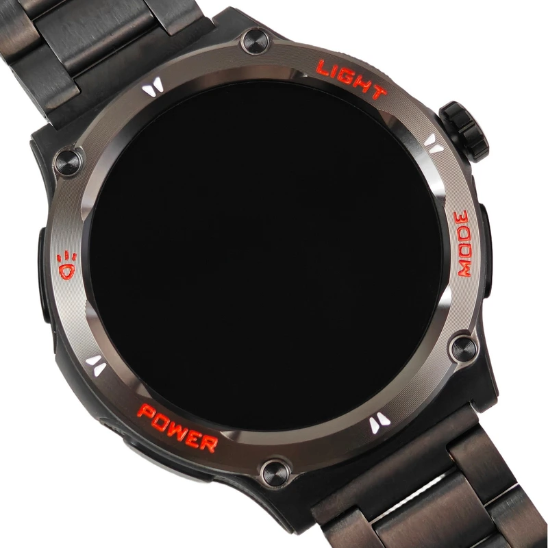 Розумний смарт годинник Smart Advanture Steel Black з компасом