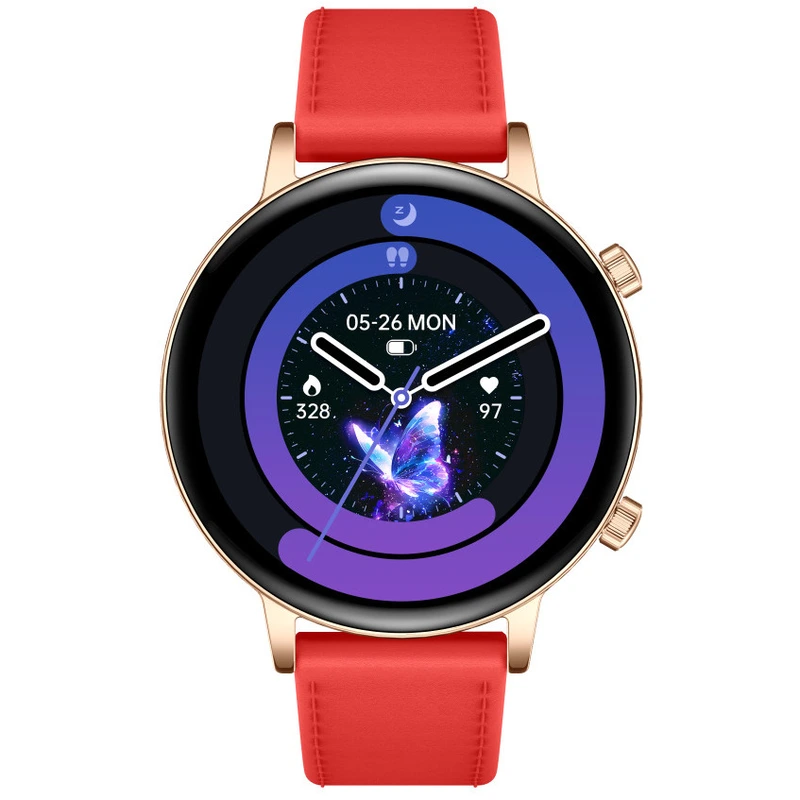 Розумний смарт годинник Smart Flower X Red, 2 ремінці