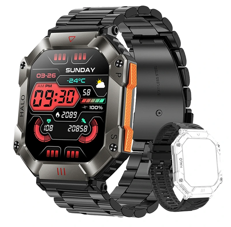Розумний смарт годинник Smart Racer K+ Steel з компасом