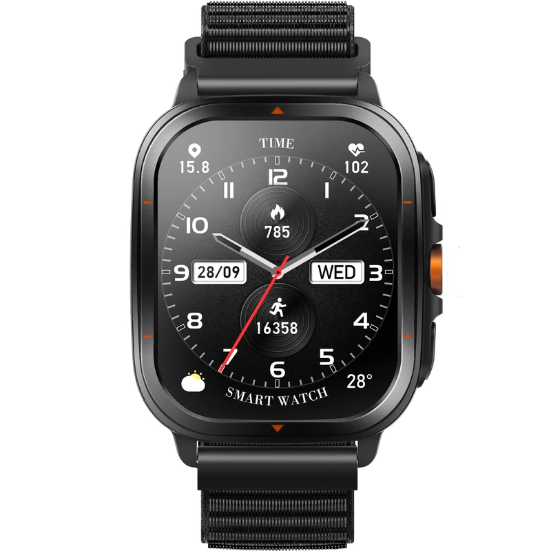 Розумний смарт годинник Smart Bavaro Nano Nylon, 2 ремінці