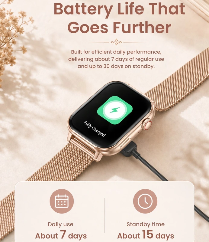 Smart Dream Silver Rubber, 2 ремінці — фото 4