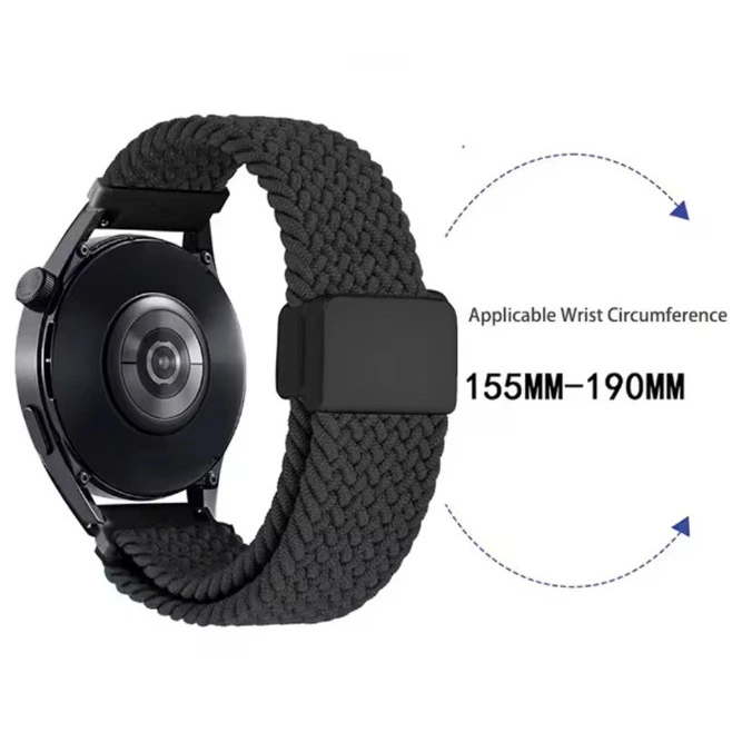 Тканевий ремінець Gravy Black 20