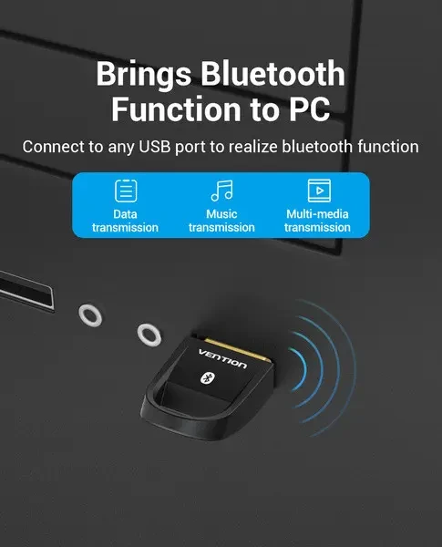 Адаптер Vention USB Bluetooth5.0 Adapter Black (CDSB0) — фото 4