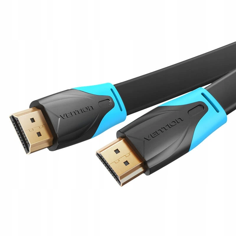 Кабель Vention Flat HDMI v2.0 Cable Плоский 1.5M Black (VAA-B02-L150) — фото 4