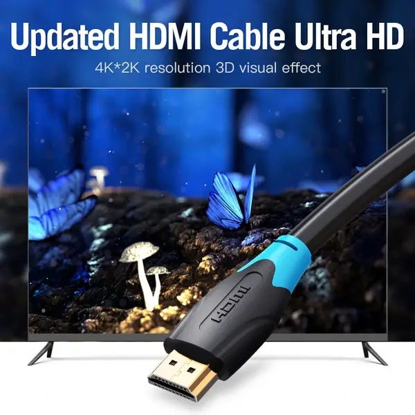 Кабель Vention HDMI-HDMI, 1 м, v2.0 (AACBF) — фото 3