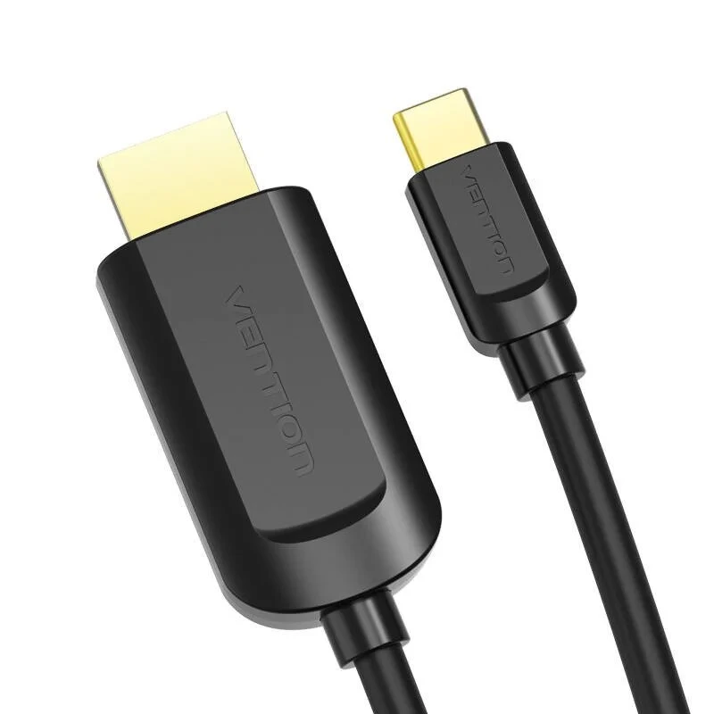 Кабель Vention Type-C to HDMI 4K 30Hz Cable 1M Black (CGUBF) — фото 4
