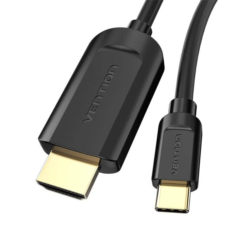 Кабель Vention Type-C to HDMI 4K 30Hz Cable 1M Black (CGUBF) — фото 5