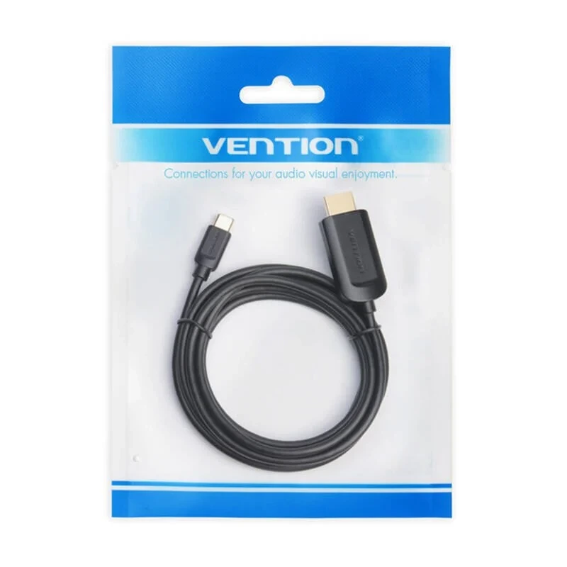 Кабель Vention Type-C to HDMI 4K 30Hz Cable 1M Black (CGUBF) — фото 8