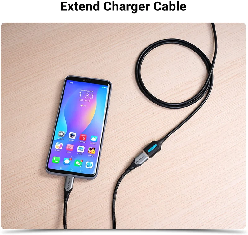 Кабель Vention USB 3.0 A Male to A Female Extension Cable 3M black PVC Type (CBHBI) — фото 4