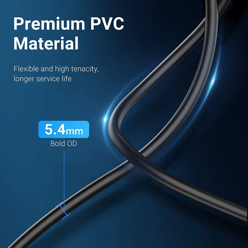 Кабель Vention USB 3.0 A Male to A Female Extension Cable 3M black PVC Type (CBHBI) — фото 6