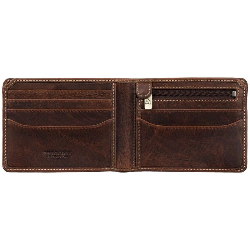 Гаманець чоловічий Visconti VT96 Rocco (Chestnut Brown)