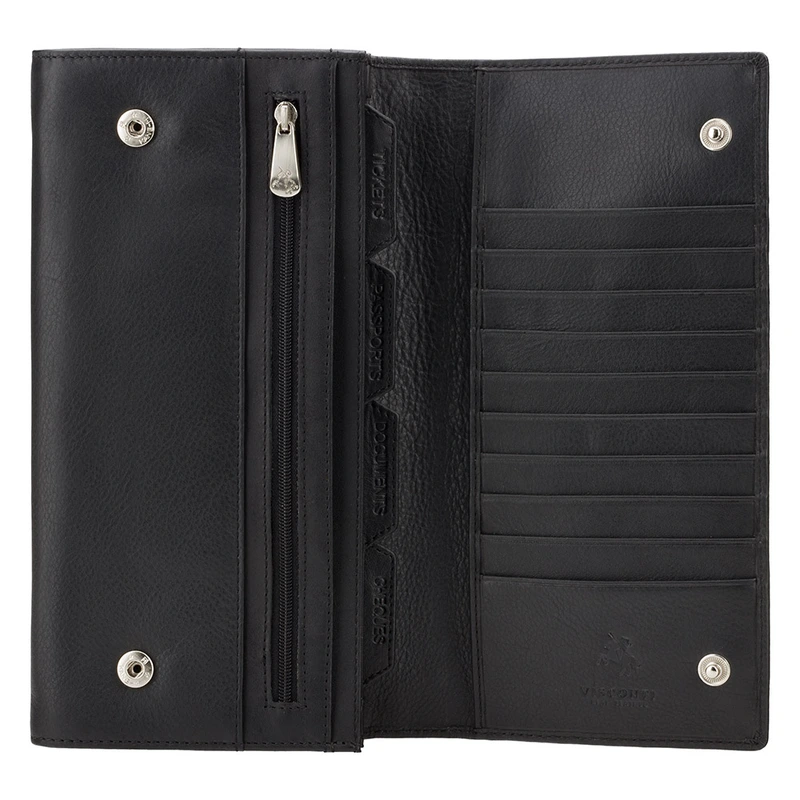 Портмоне дорожнє  Visconti 1179 Polo (Black)
