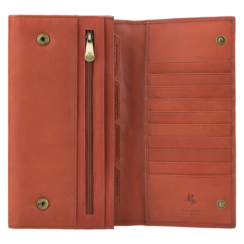 Портмоне дорожнє Visconti 1179 Polo (Brown)