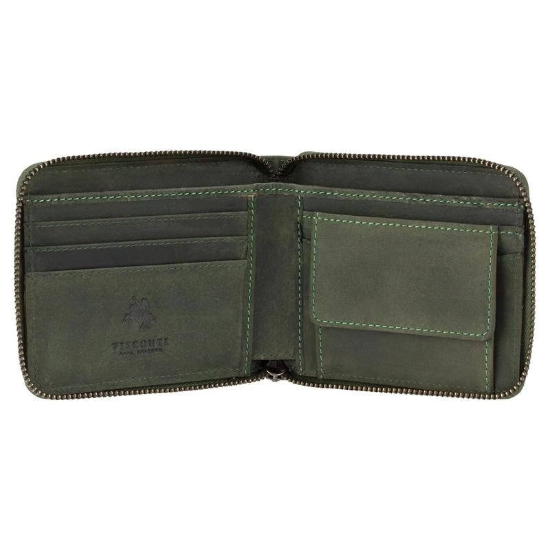 Гаманець чоловічий Visconti 702 Bullet (Oil Green)