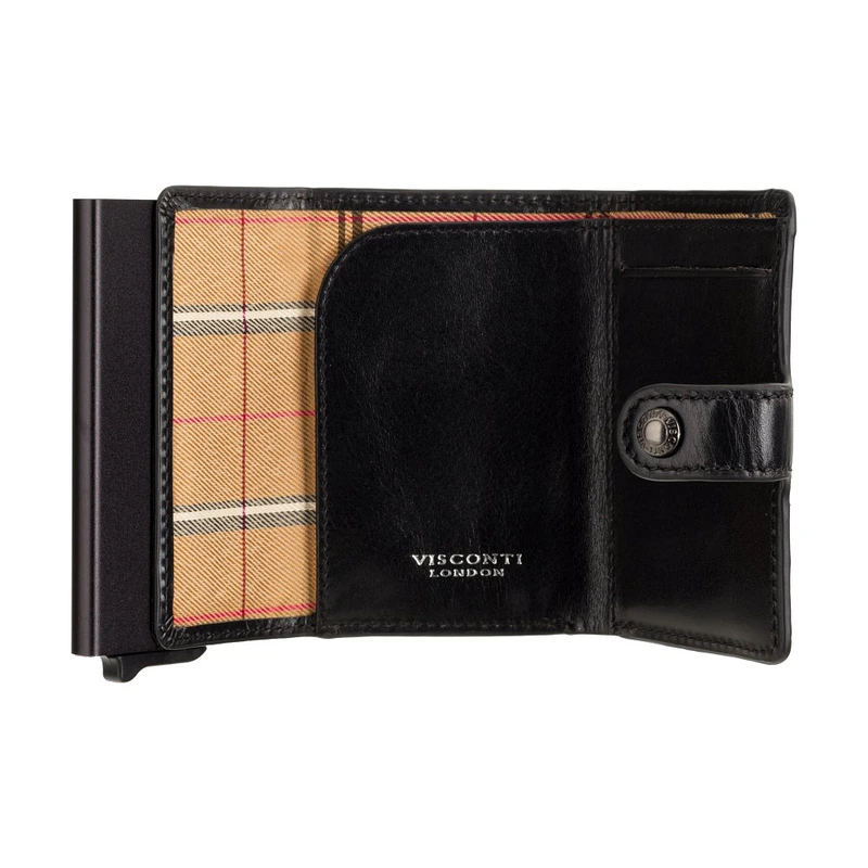 Кошелек-картхолдер Visconti ENZ80 Speziale (Black Shadow)
