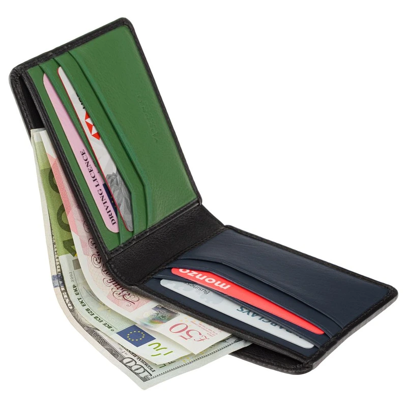 Портмоне чоловіче Visconti FN71 BLK/BL/GRN