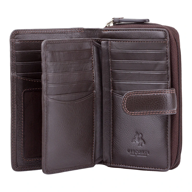 Гаманець жіночий Visconti HT33 Madame c RFID (Chocolate)