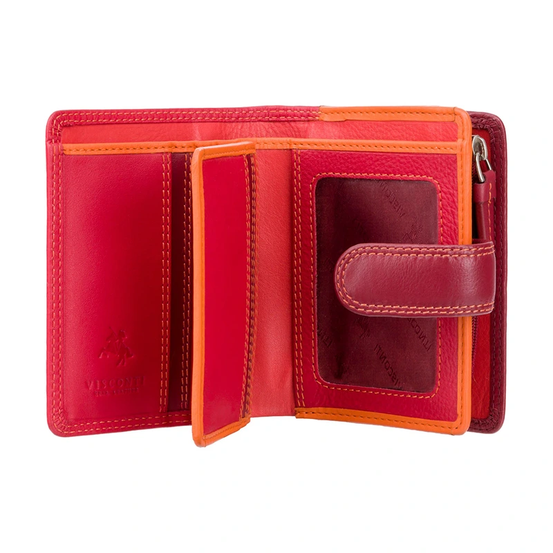 Гаманець жіночий Visconti RB40 Bali c RFID (Red Multi)