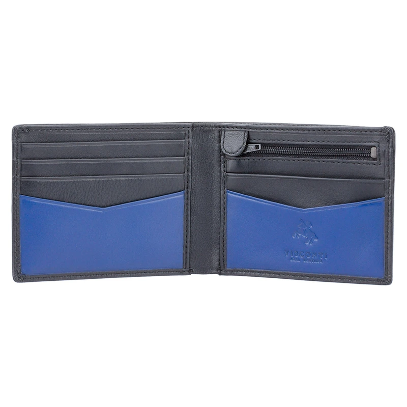 Гаманець чоловічий Visconti VSL20 Sword c RFID (Black Cobalt)