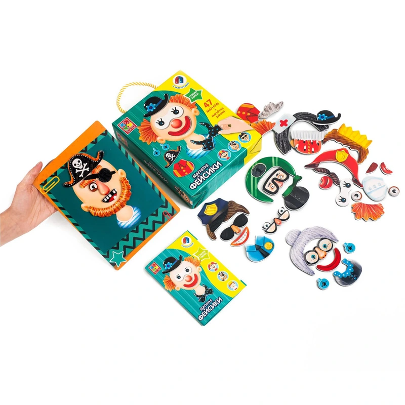 Дитяча настільна гра "Фейсики" VT3702-15 на магнітах